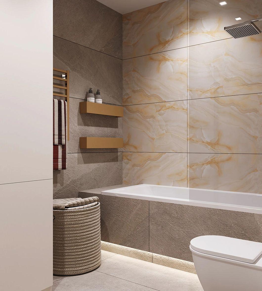 Solid Wood Modern Simple Wall Mountained Combination Bathroom Cabinet