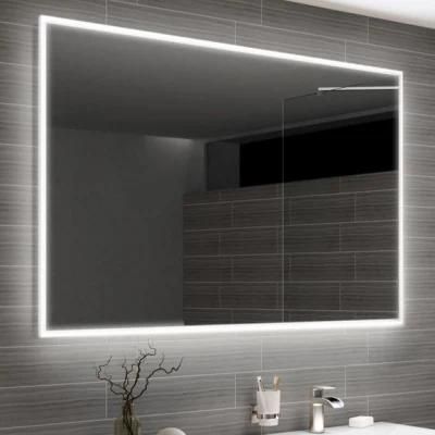 Backlit Mirror LED Wall Mirror Anti-Fog Bathroom Frameless Mirror Makeup Mirror with Lights Infrared Sensor