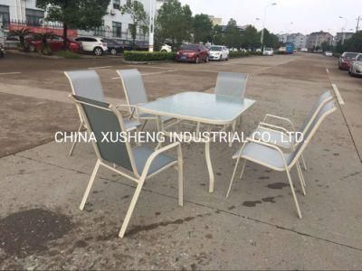 Modern Outdoor Restaurant Furniture Coffee Shop Rattan Chair and Table Set