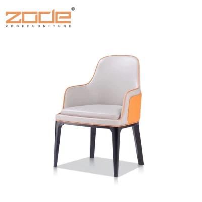 Zode Modern American Style Armrest Leather Upholstered Dining Room Chair