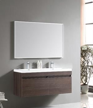 America Style Modern MDF Bathroom Cabinet with Sink (LZ-196)