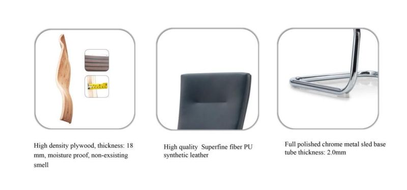 Hot Sale Best Modern Leather Office Armrest Chair for Office Furniture