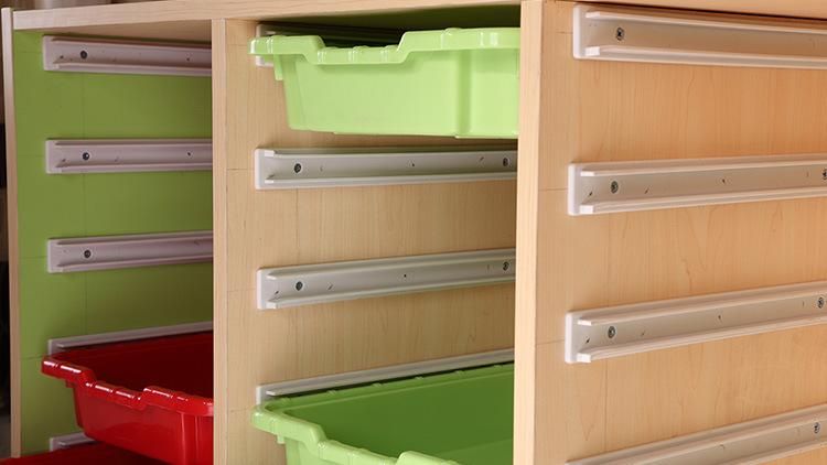 Children Wood Plastic Storage Shelf of Kids Furniture