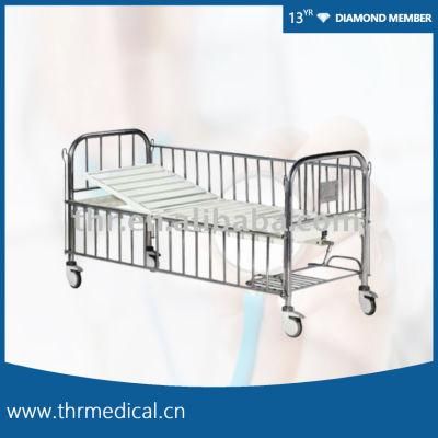 Stainless Steel Semi Fowler Child Bed (THR-CB35)
