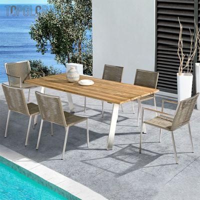 Modern Style Factory Price Outdoor Home Furniture Garden Patio Dining Table Chair