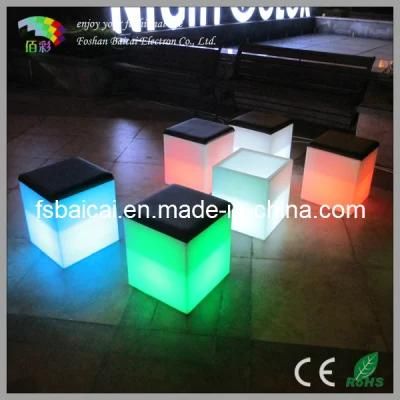 Waterproof LED Light Furniture Bar Cube Chair Bcr-151s