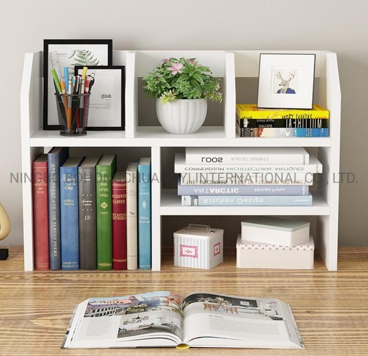 Wooden Desk Organizer Bookcase Bookshelf