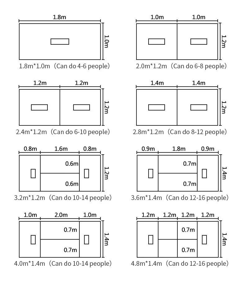 Simple Modern Office Furniture Conference Table Desks Long Meeting Tables