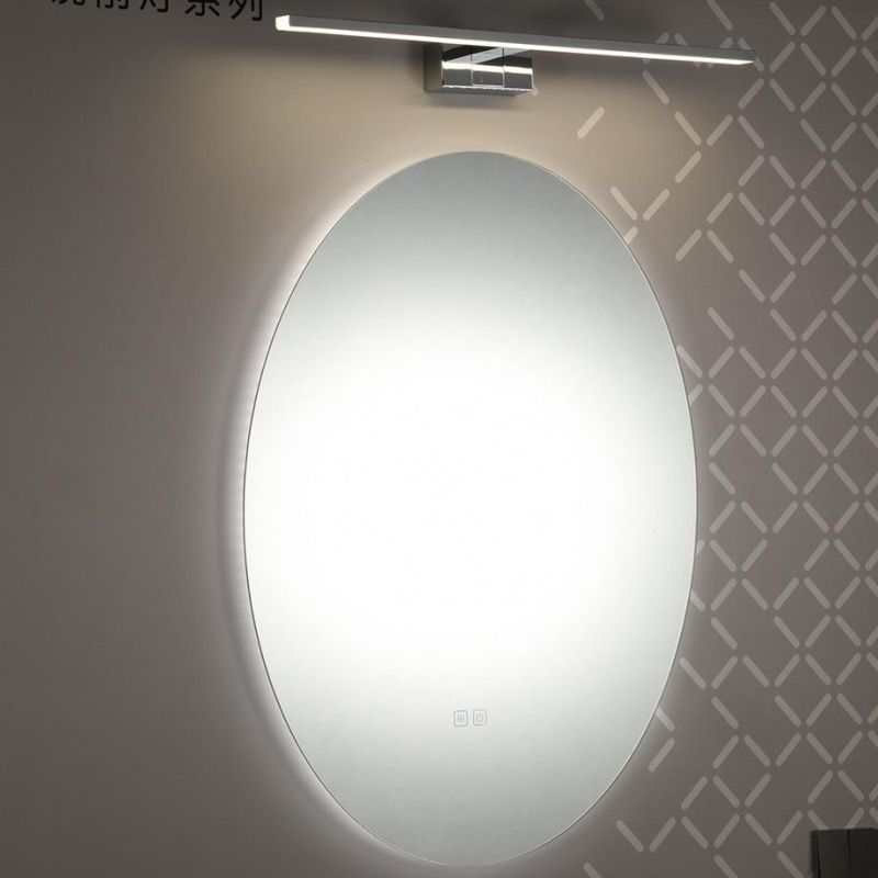 Customized Factory of Bathroom Wall Mount Illuminated Vanity Mirror Oval