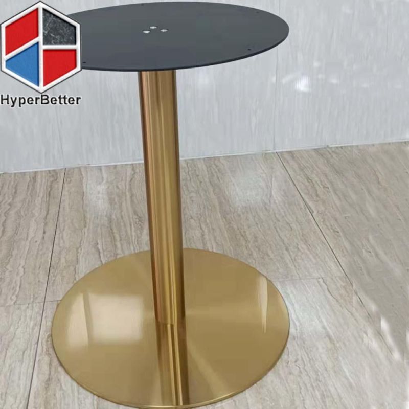 Oval Patagonia Granite Dining Table with Golden Table Legs