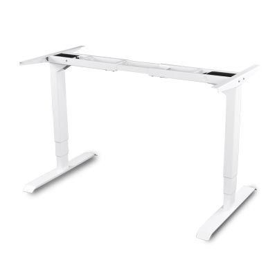 Ergonomic Motorized Dual Motors Square Leg Electric Height Adjustable Desk