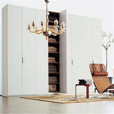 Modern Design High-End Wooden Bedroom Furniture MDF Panel Wardrobe