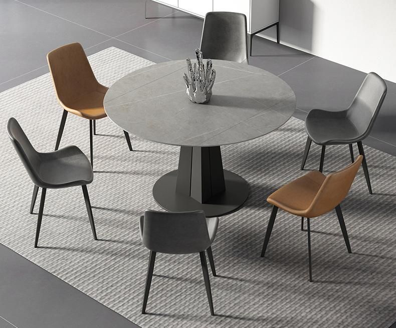 Italian Minimalism Style Custom Furniture Stable Waterproofing Dining Chairs