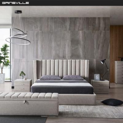 Modern Furnitue Luxury Italian Style Bedroom Beds King Bed for Hotel Gc1807