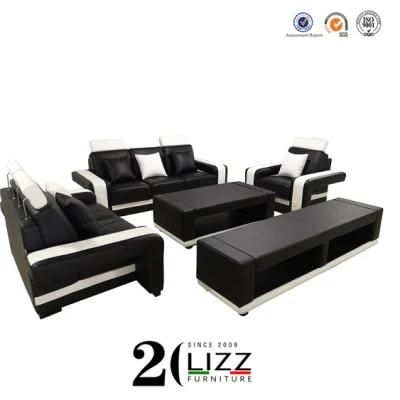 Modern Sectional Furniture Living Room Home Genuine Leather Sofa