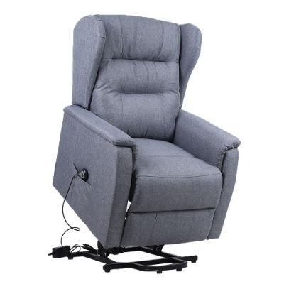 Modern Office Living Room Home Furniture Linen Fabric Leisure 1 Seater Couch Electric Elderly Lift up Recliner Sofa