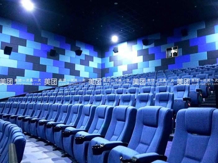 Multiplex 2D/3D Push Back Leather Cinema Movie Theater Auditorium Couch