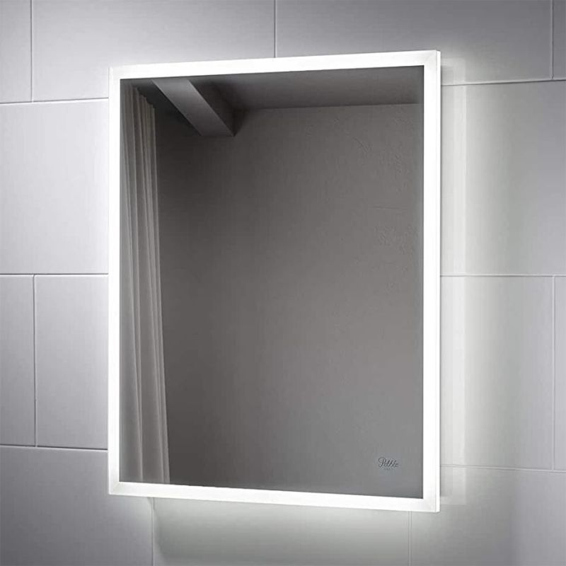 China Manufacturer Supplier of Illuminated LED Bathroom Mirror with 3000-6500K Dimmer