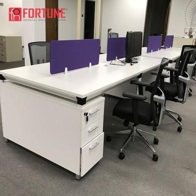 Modern Foshan Office Furniture Cluster Workstations Table Cubicle Desk