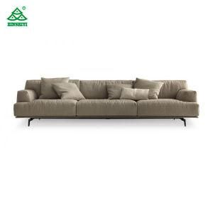 Customized Metal Base Comfortable Wooden Sofa Designs for Living Room