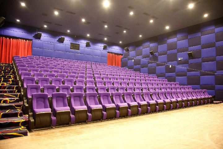 Push Back Media Room Reclining Home Theater Auditorium Cinema Movie Theater Sofa