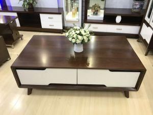Wholesale Customized Modern Industrial Solid Wood Coffee Table Furniture