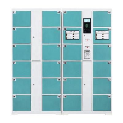 Modern Waterproof Intelligent Parcel Delivery Steel Locker Steel Structure Staff Locker