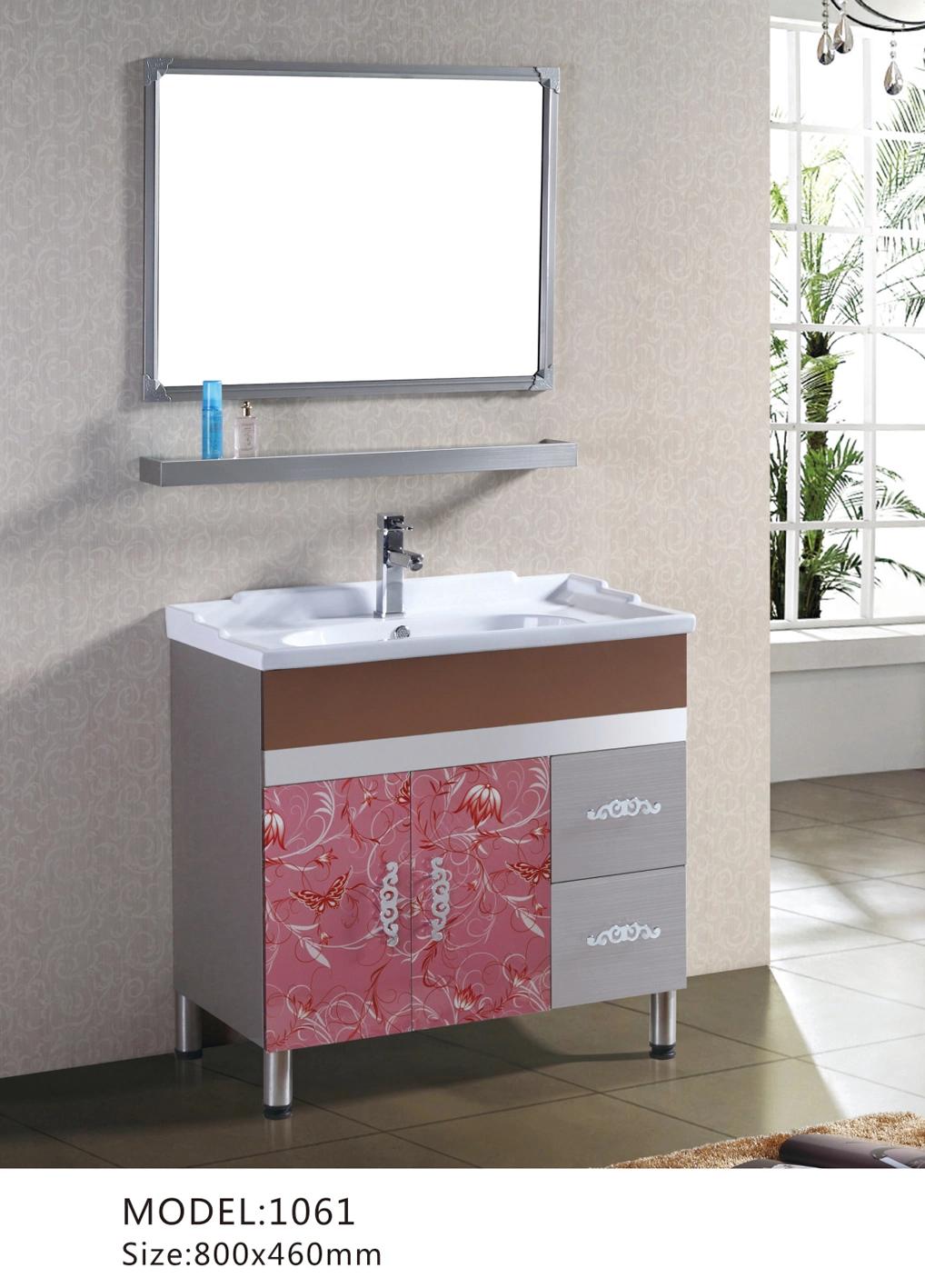 Bathroom Stainless Steel Vanity Set Cabinet