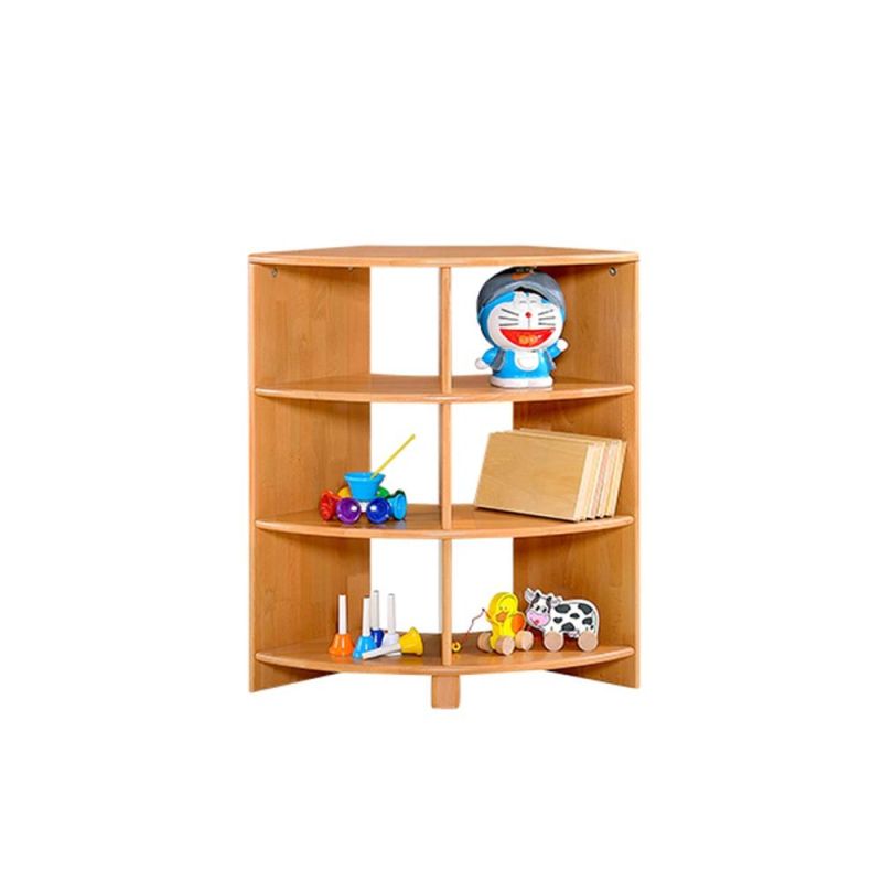 Kids Modern Wooden Furniture, Preschool and Kindergarten Kids furniture, Kids Toy Storage Rack, Nursery School Display Sector Rack, Kid Furniture Corner Cabinet