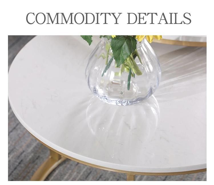 Office Furniture Gold Countertop Tea Table