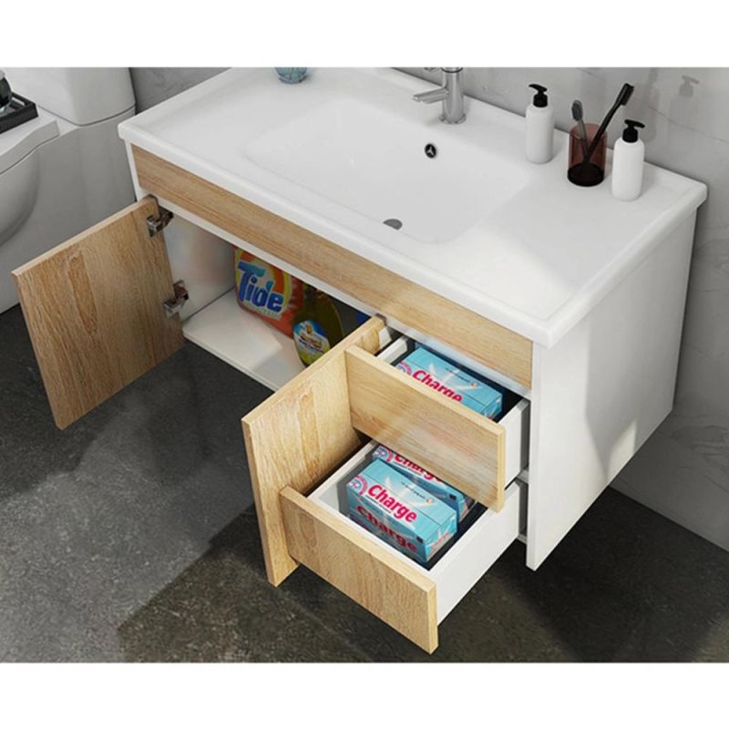 Ghana Vanity Washbasin with Solid Wood Luxury Bathroom Storage Toilet Cabinet