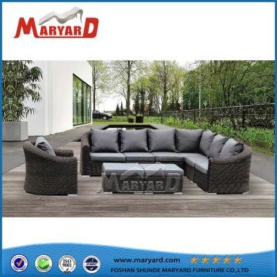 Modern Design Outdoor Metal Frame Rattan Sofa Furniture in Living Room Sofas