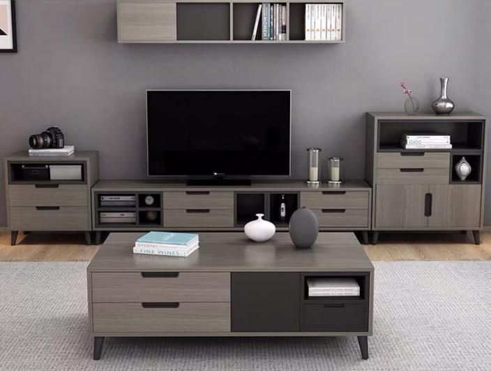 New Design Simple MDF Home Furniture Cabinet Living Room Coffee Table