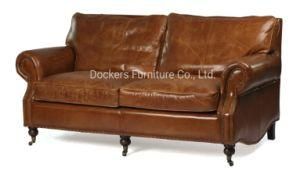 Classic Leather Sofa Set in Optional Couch Seats From Foshan Sofa Furniture Factory