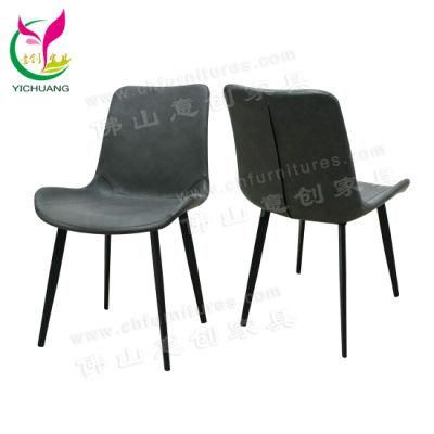 Hyc-F101 Popular Comfortable Nordic Style Dining Chair with PU Leather