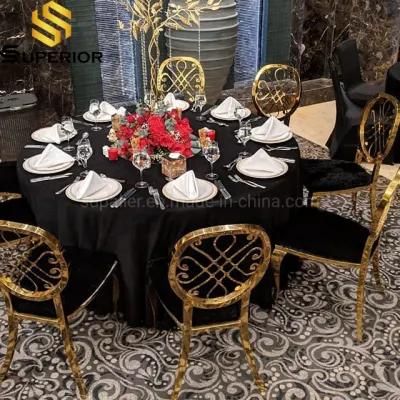Wholesale Modern Black Velour Dining Chair of Stainless Steel Back