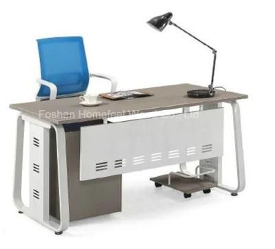 Wooden Home Office Computer Table Furniture with Mobile Pedestal (HF-DB012)