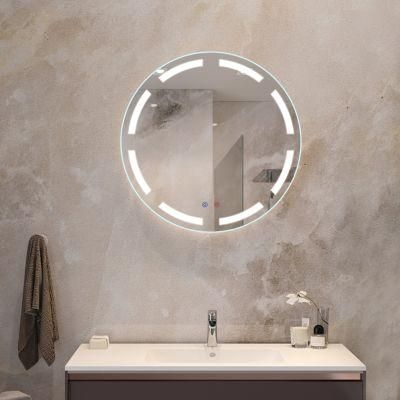 Customized LED Makeup Round Bathroom Mirror with Sensor