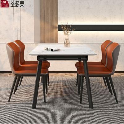 Factory Price Customized White Stretchable Dining Tables