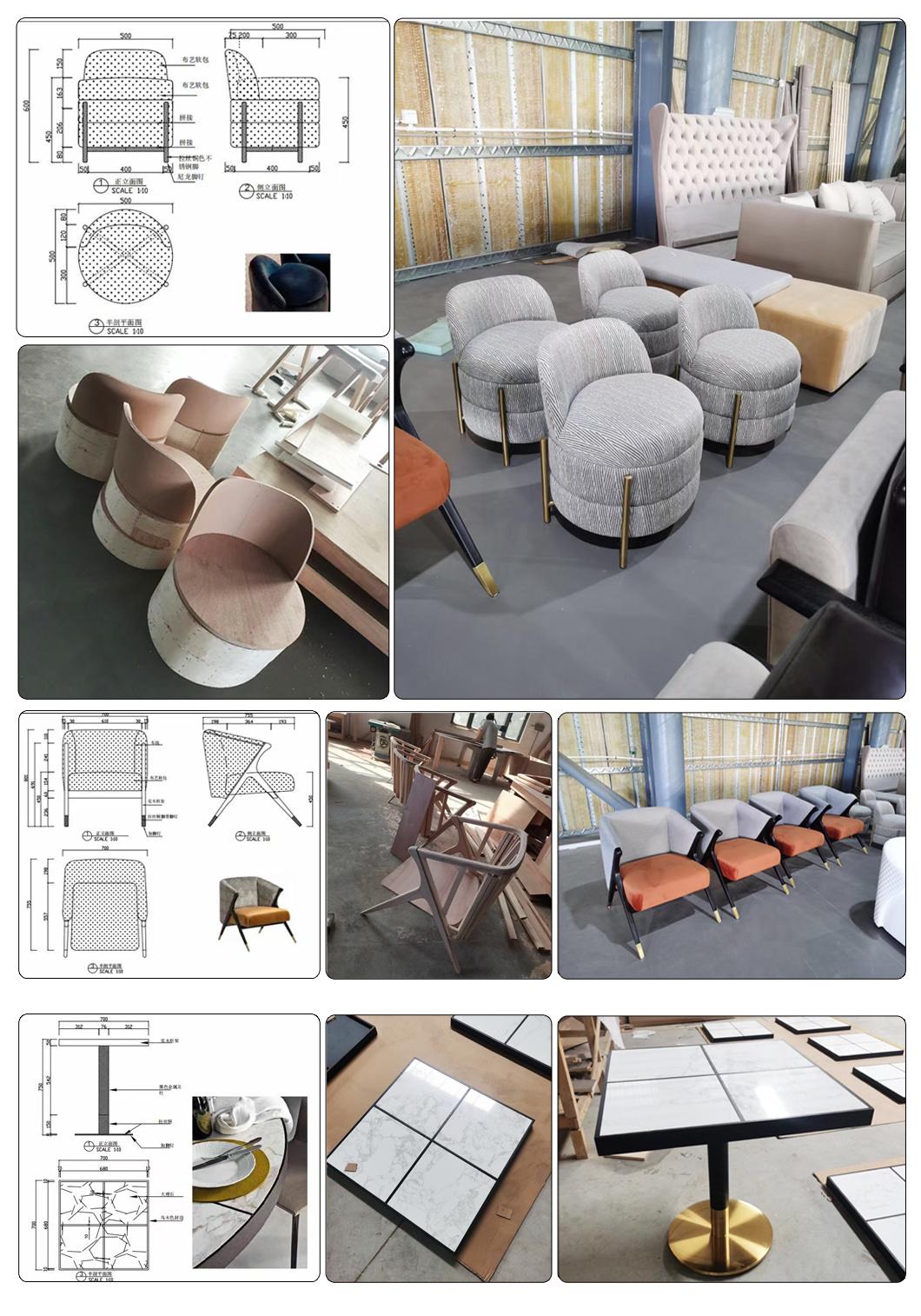 Leather Dining Chair Modern Restaurant