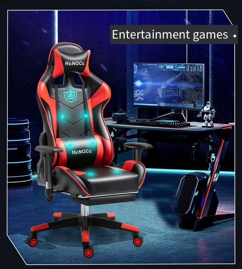 Custom Logo High Quality Wholesale Fast Delivery OEM Anji 7 Point Massage Electronic Gaming Race Chair Factory From China