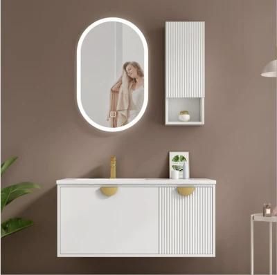 Rock Board Bathroom Cabinet Modern Light Luxury