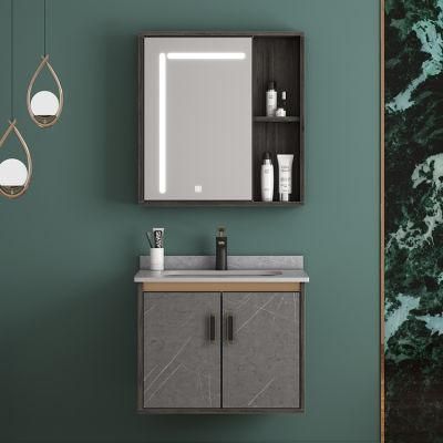 Vanities Oemservice Modern Hanging Wc Mirror Cabinet Suit Solid Wood Bathroom Vanity