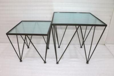 Modern with Antique Set 2 Design Home Furniture Coffee Table