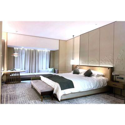 Customized Modern 5 Star Hotel Bedroom Furniture with Guest Room Hilton Hotel