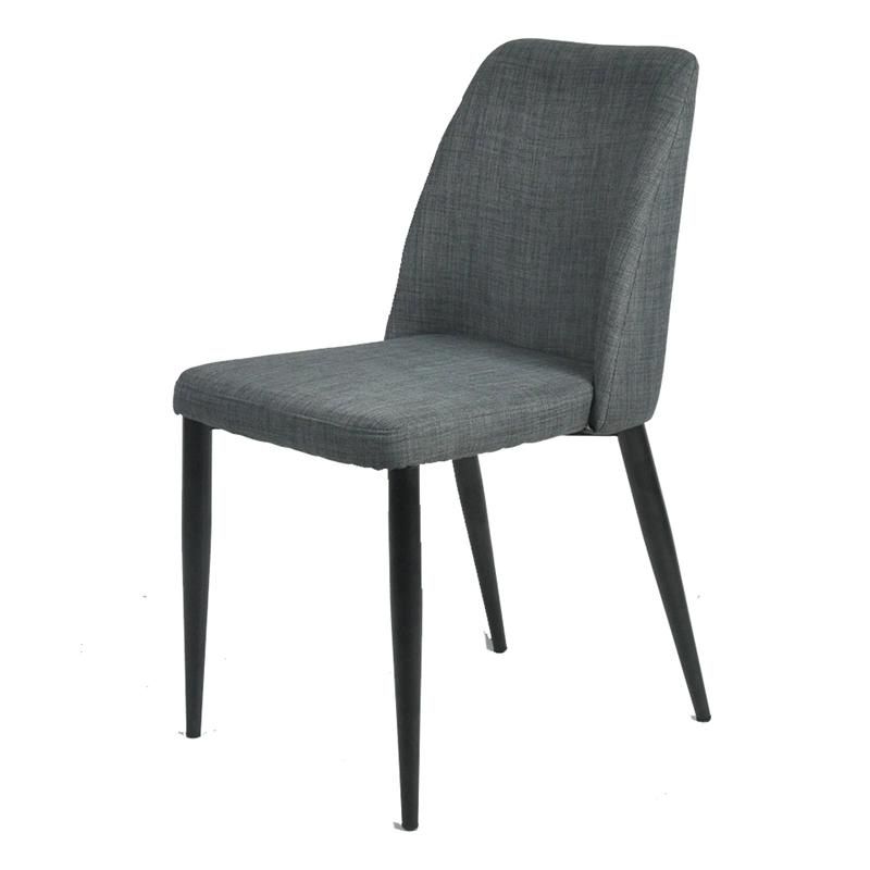 China Manufacturer High Back Home Furniture Fabric Soft Dining Chair