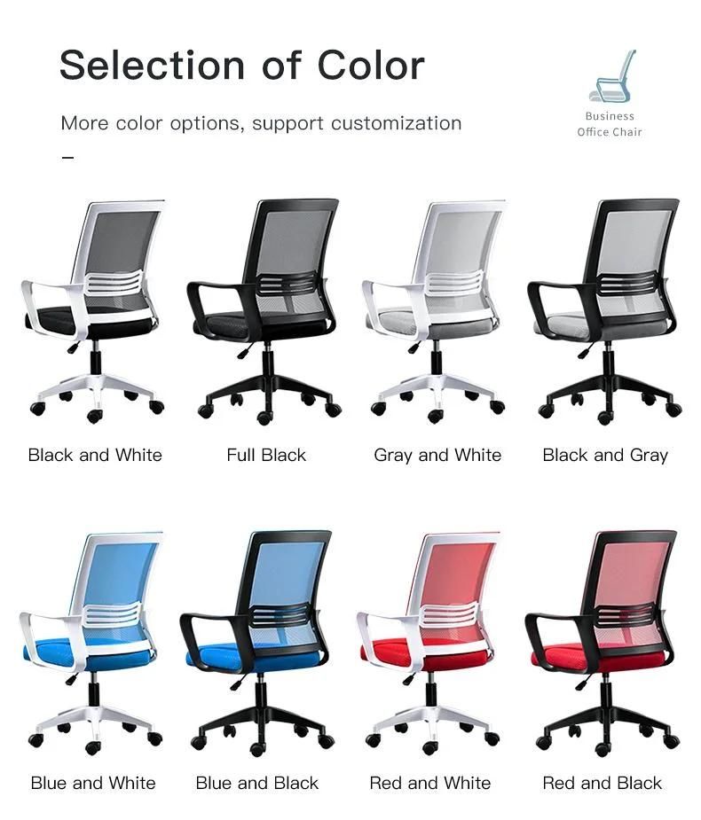 Manufacturer Lumbar Support Commercial Furniture Armrest Rolling Modern MID Back Desk Office Mesh Staff Task Chair