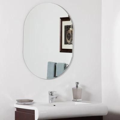 Wholesale Frameless Mirror Designed&#160; Mirror Silver Crystal Mirror 3mm Beveled Mirror for Bath Furniture