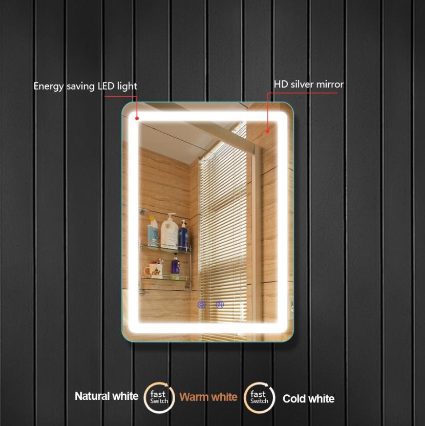 Square Shape Bathroom LED Mirror