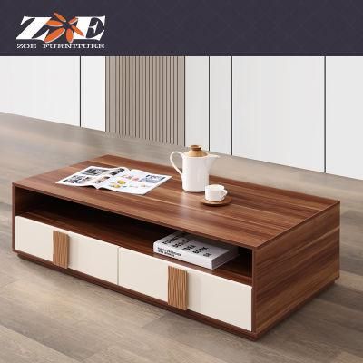 Modern Wooden MDF Living Room Sofa Set Center Ten Coffee Tables